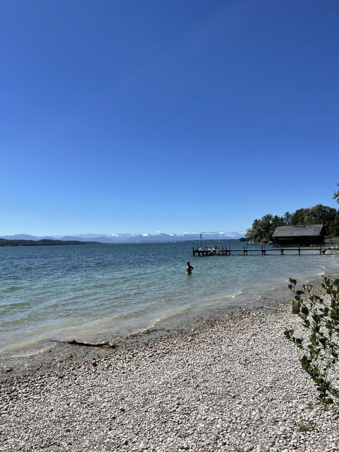 Casa Verde: Kueche, Tv, Nespresso, Im Gruenen Starnberg Bagian luar foto