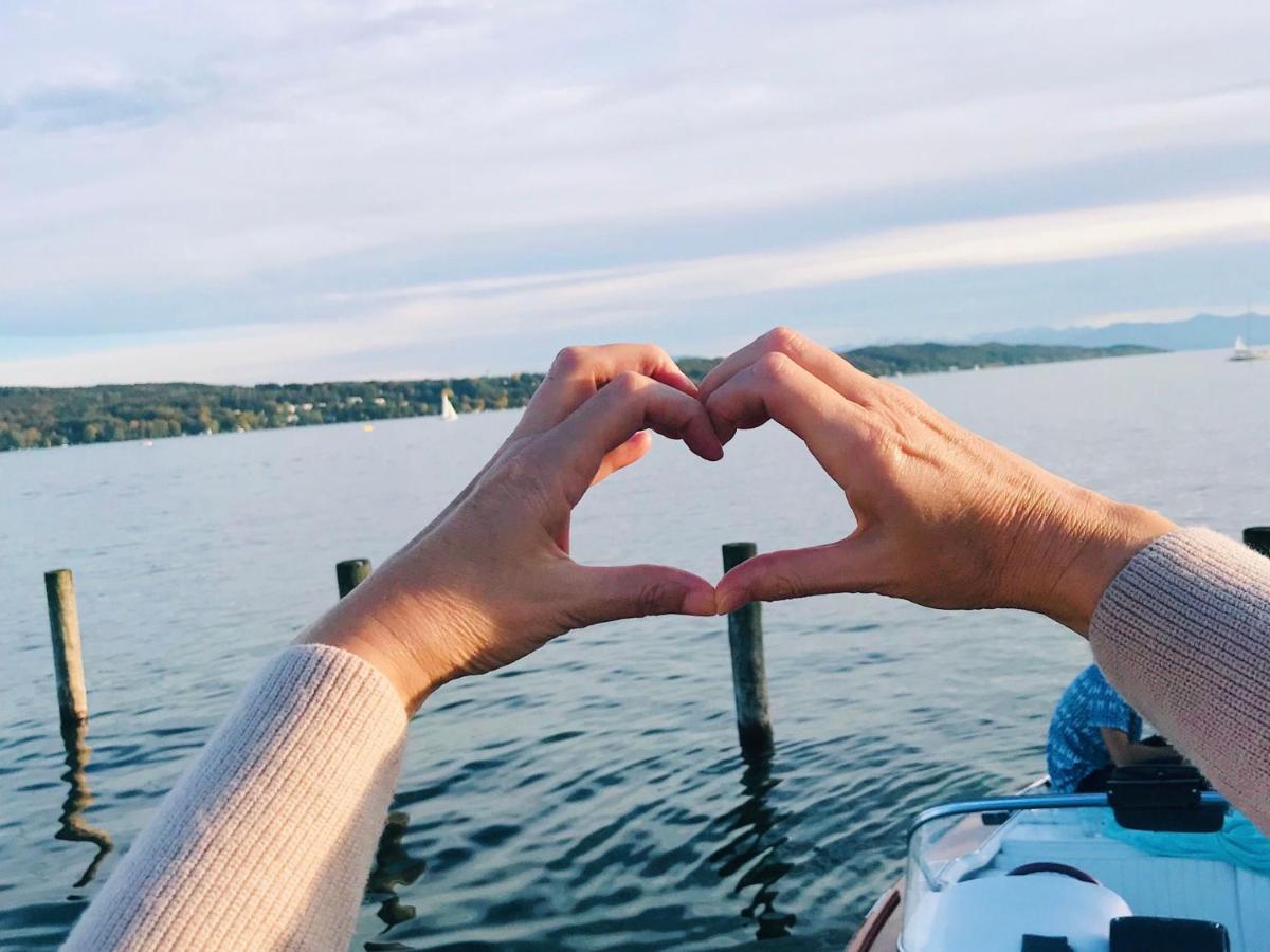 Casa Verde: Kueche, Tv, Nespresso, Im Gruenen Starnberg Bagian luar foto